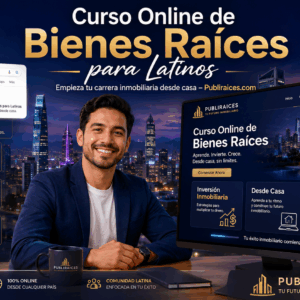 Curso Online de Bienes Raíces para Latinoamérica – Inicia tu Carrera Inmobiliaria desde Casa