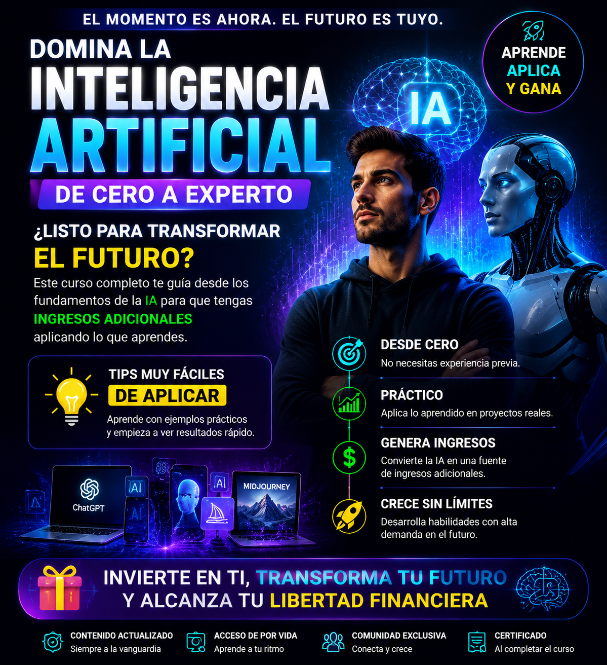 "Domina la Inteligencia Artificial: De Cero a Experto – Aprende, Aplica y Genera Ingresos" - Imagen 2